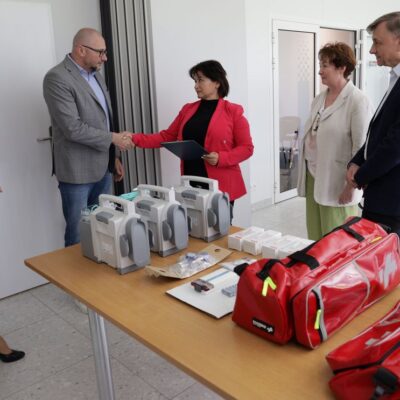 NOWY SPRZĘT OD POWIATU LUBIŃSKIEGO