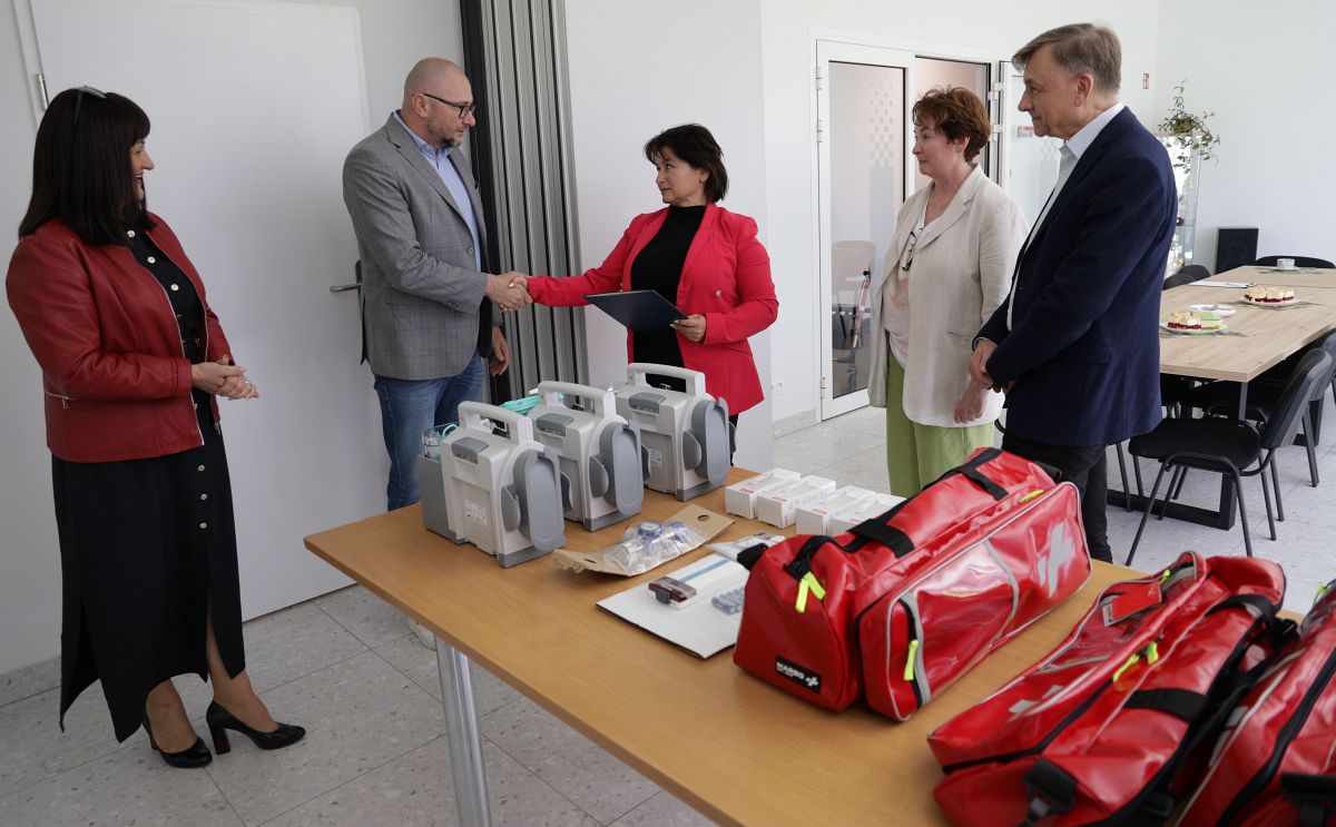 NOWY SPRZĘT OD POWIATU LUBIŃSKIEGO