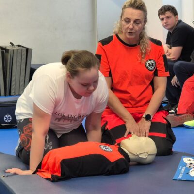 Zajęcia z pierwszej pomocy w Specjalnym Ośrodku Szkolno-Wychowawczym w Jaworze