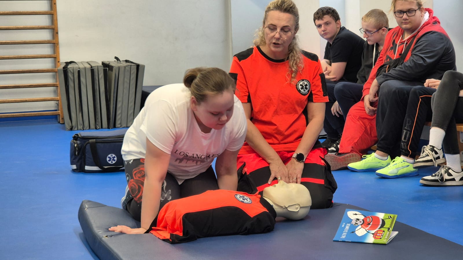 Zajęcia z pierwszej pomocy w Specjalnym Ośrodku Szkolno-Wychowawczym w Jaworze